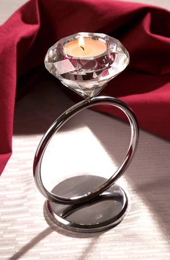 Diamond Solitaire Votive Candleholder