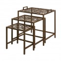 10791-3 - Mazatol Iron Nesting Tables - Set of 3