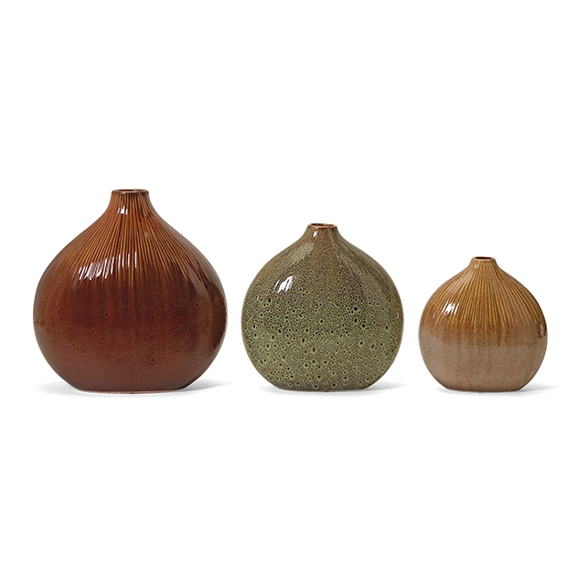 Myanmar Vases Set of 3