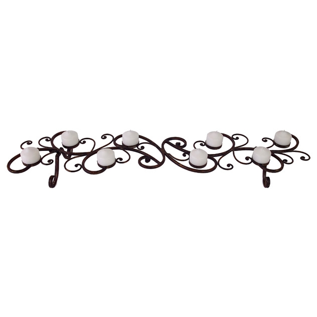 Scrollwork Tabletop Candleholder