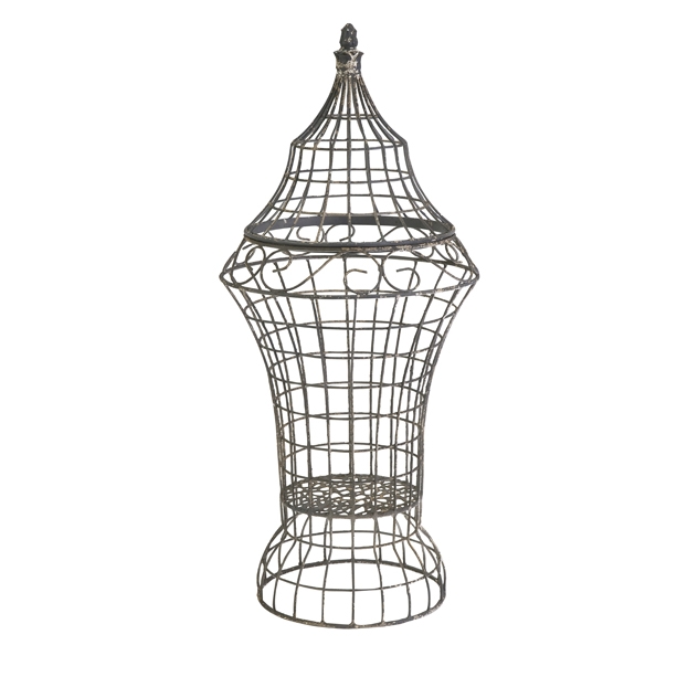 Open Frame Plant Stand with Lid