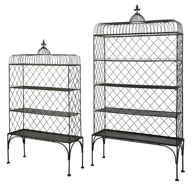 Fenton Wire Book Shelves - Set of 2