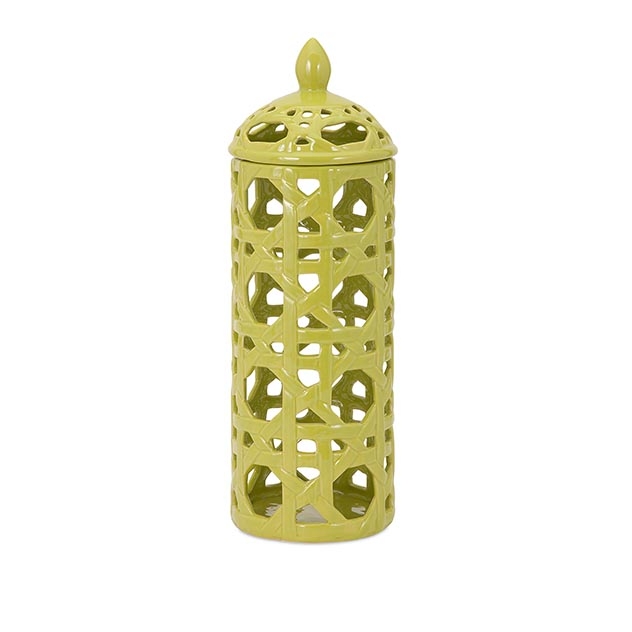 Lattice Large Ceramic Canister