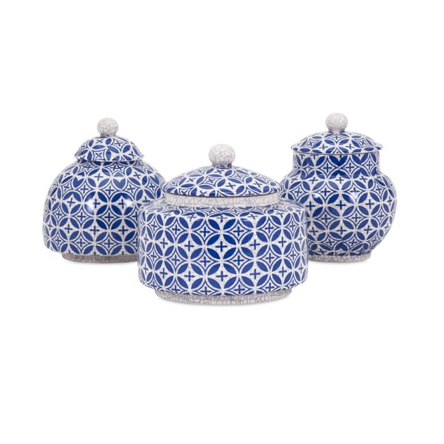 Jessica Lidded Boxes - Set of 3