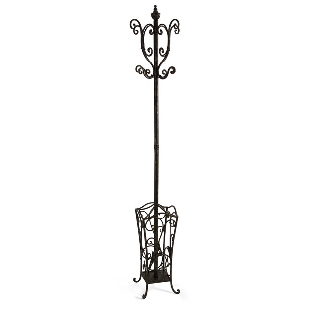 Metal Coat Rack with Umbrella Stand