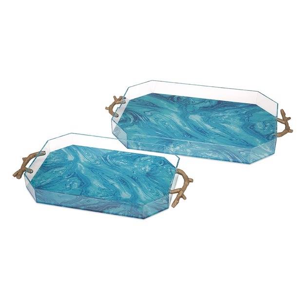 Serene Acrylic Trays - Set of 2