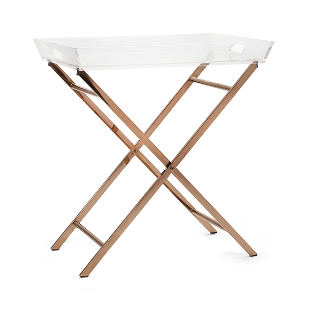 Clinton Acrylic Tray Table