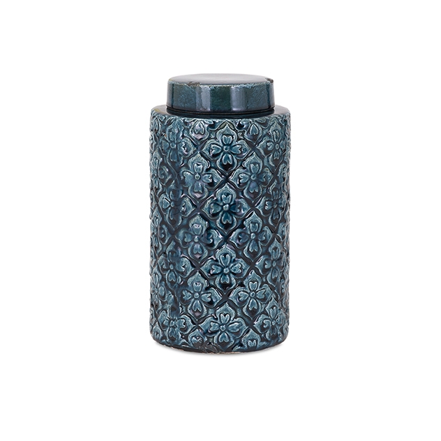 Iris Medium Blue Canister