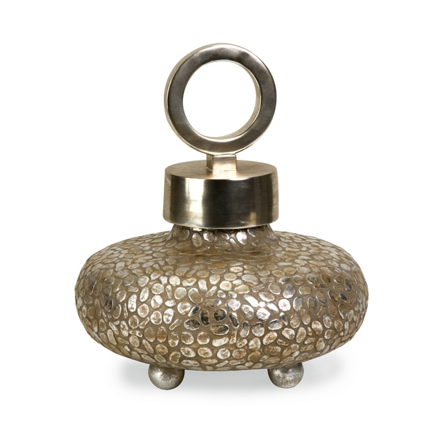 CKI Round Myriad Lidded Vase
