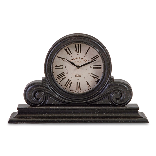 Windsor Black Mantle Clock