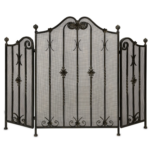 Iron Fireplace Screen
