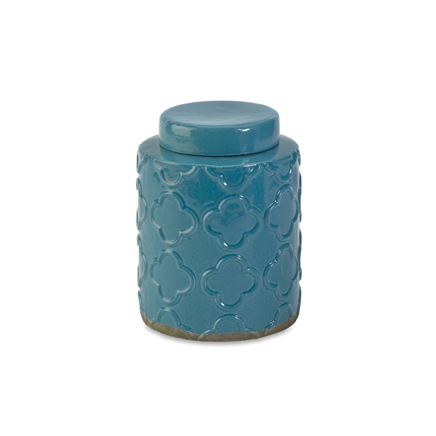 Essentials Small Blue Canister w/ Lid