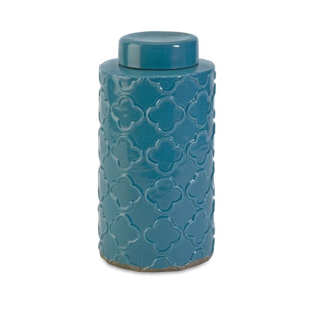 Essentials Large Blue Canister w/ Lid