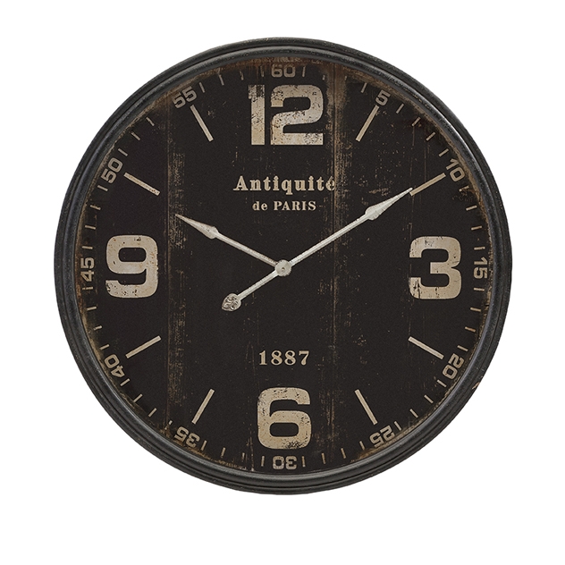 Robertson Black Wall Clock