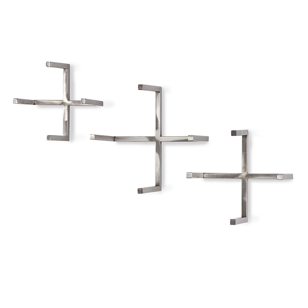 Radley Stainless Steel Wall Hangers - Set of 3