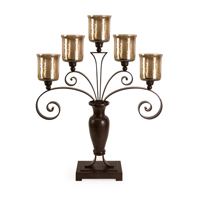 CKI Spiral Tabletop Candelabra