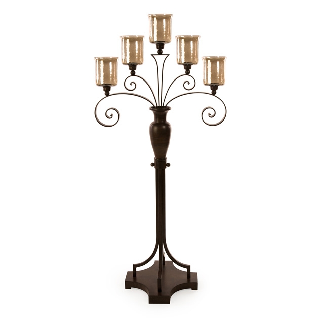 CKI Spiral Floor Candelabra