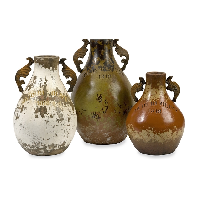 Martine Terracotta Jugs - Set of 3
