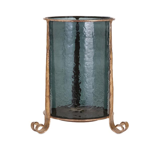 Azure Large Candle Hurricane