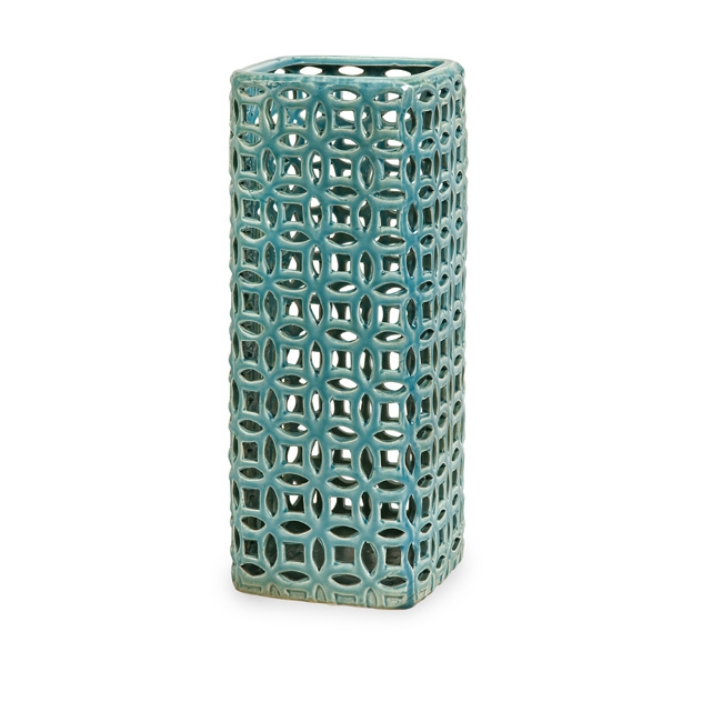 Links Tall Graphic Vase