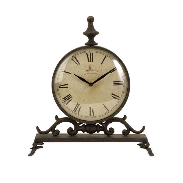 Eilard Iron Table Clock