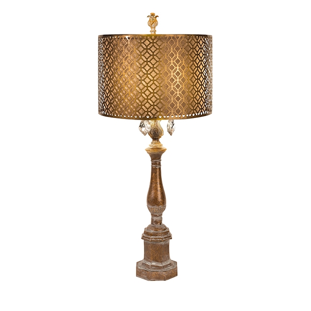 Savannah Table Lamp with Metal Shade