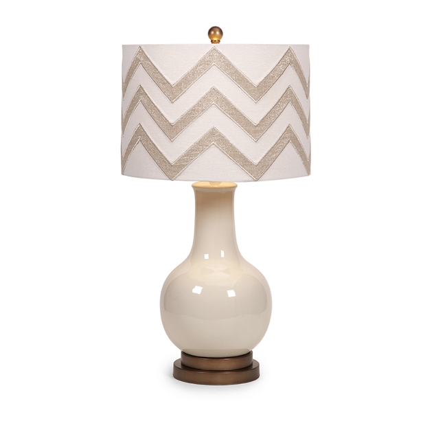 Hardy Chevron Shade Table Lamp