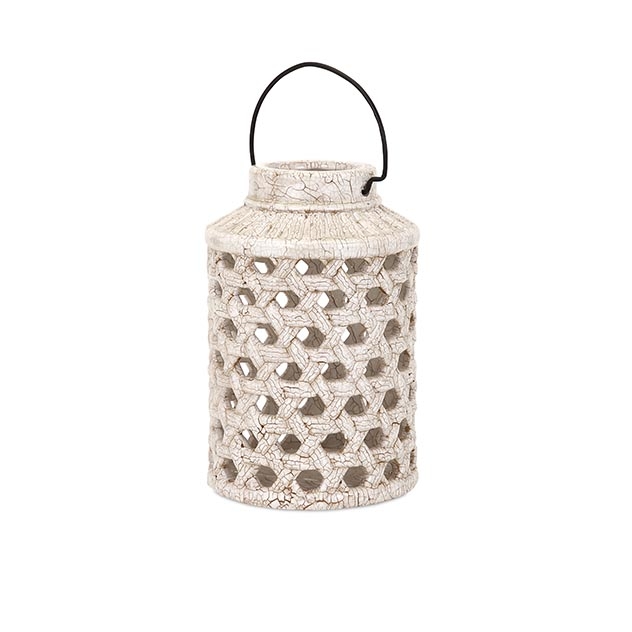 Verandah Small Cutout Ceramic Lantern
