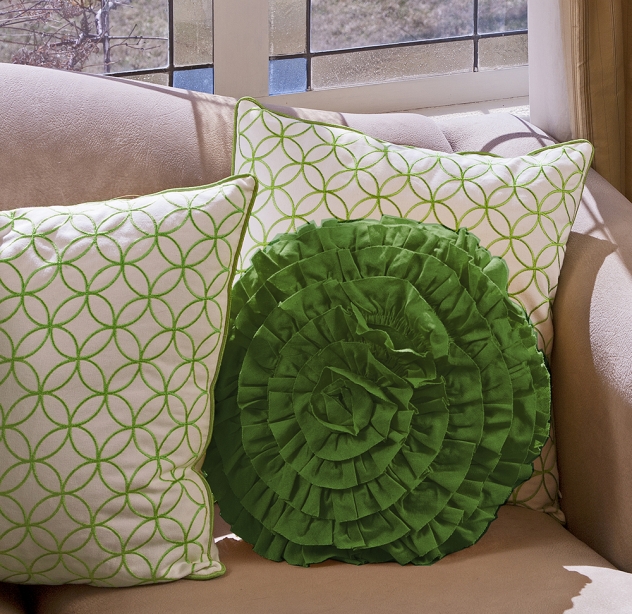 Essentials Green Norida Pillow