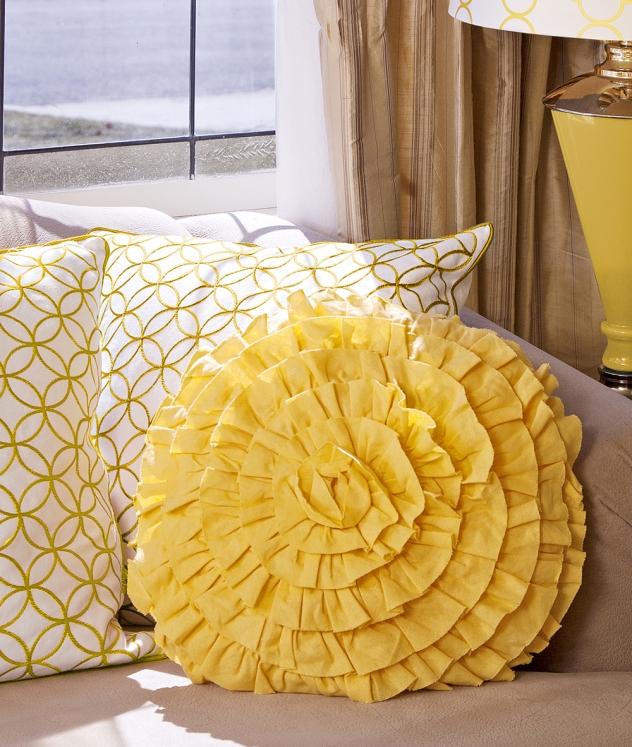 Essentials Yellow Norida Pillow