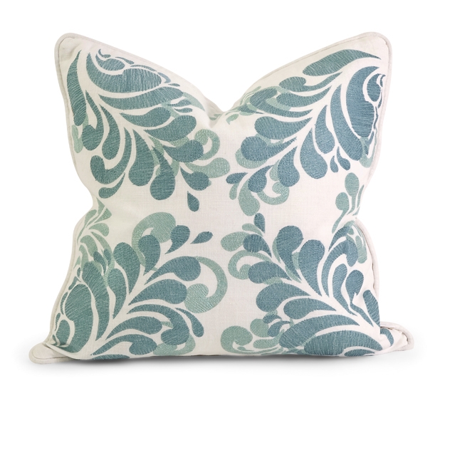 IK Namid Embroidered Pillow w/ Down Fill