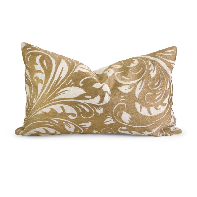 IK Rozene Embroidered Pillow w/ Down Fill
