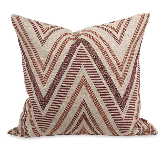 IK Kamaria Embroidered Pillow w/ Down Insert