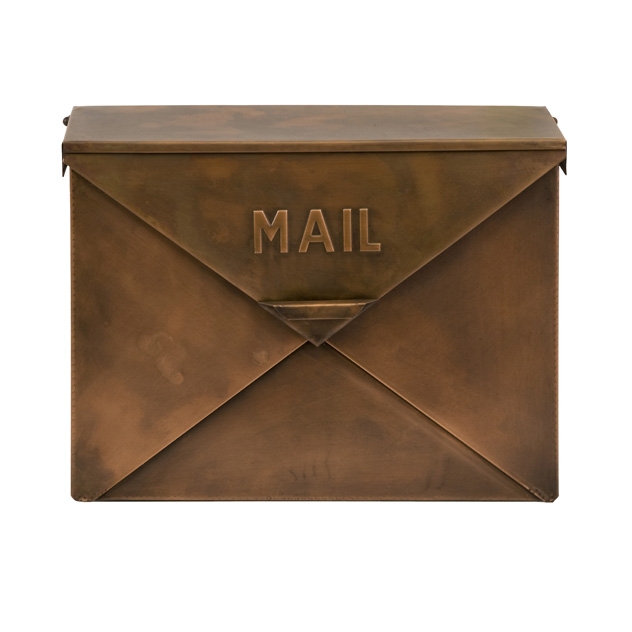 Tauba Copper Finish Mailbox