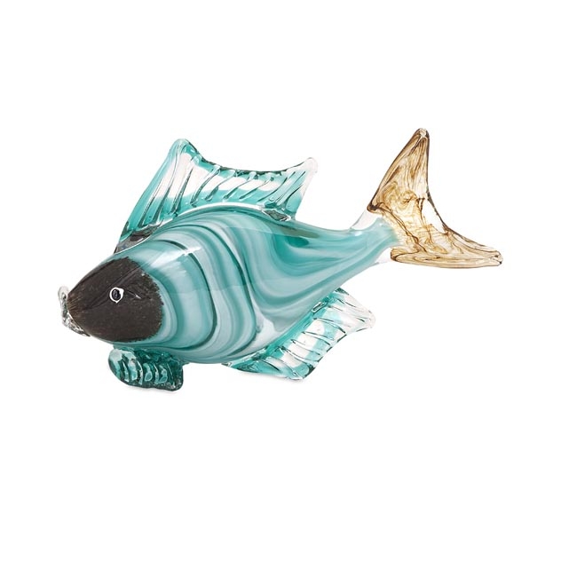 Croix Glass Fish Statuary