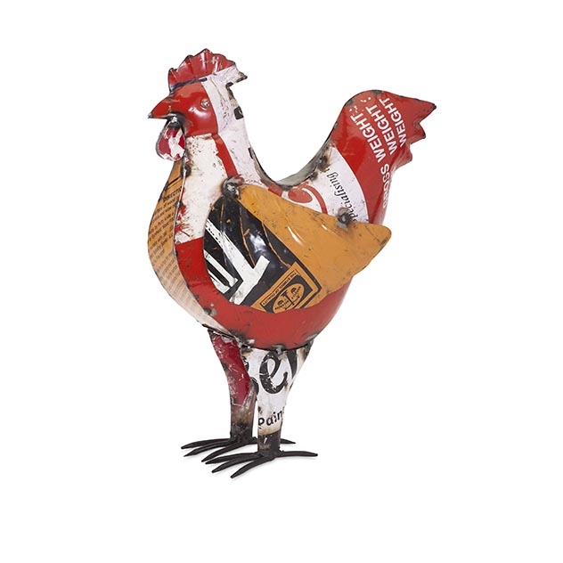 Chester the Chicken - Reclaimed Metal