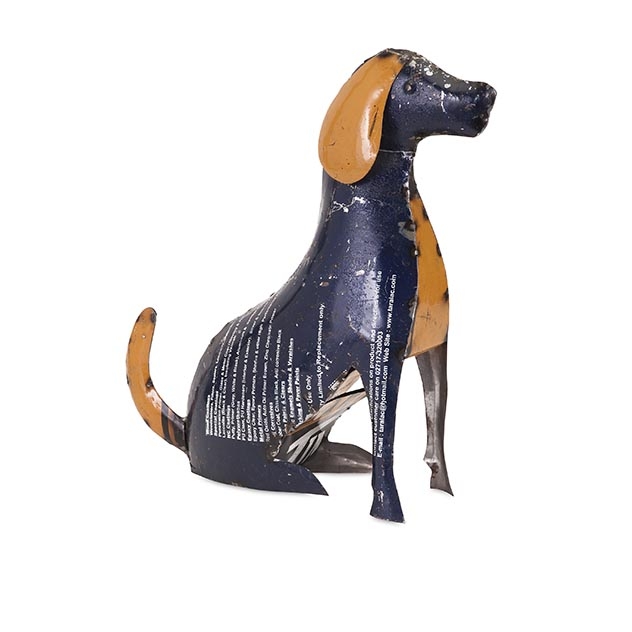 Pedro the Pup - Reclaimed Metal