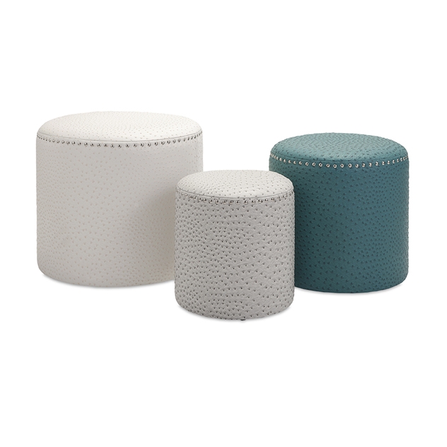 Claire Ottomans - Set of 3