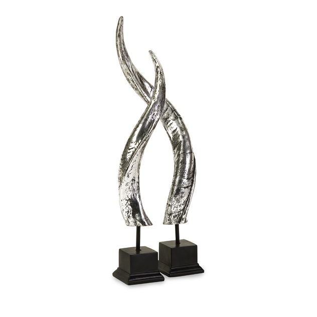 Antelope Horn Statues - Set of 2