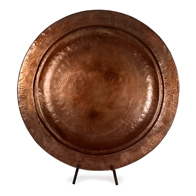 Copper Plated Charger with Stand