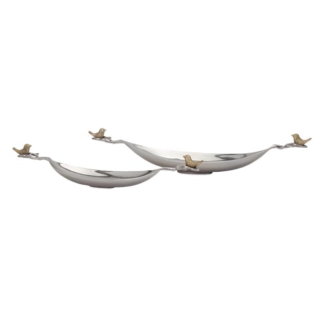 Oblong Bird Bowls - Set of 2