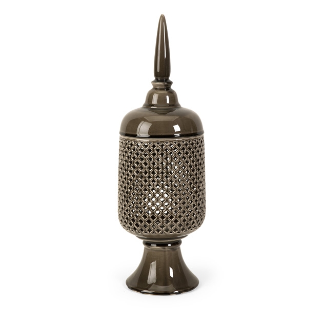 Polard Large Cutwork Canister with Lid