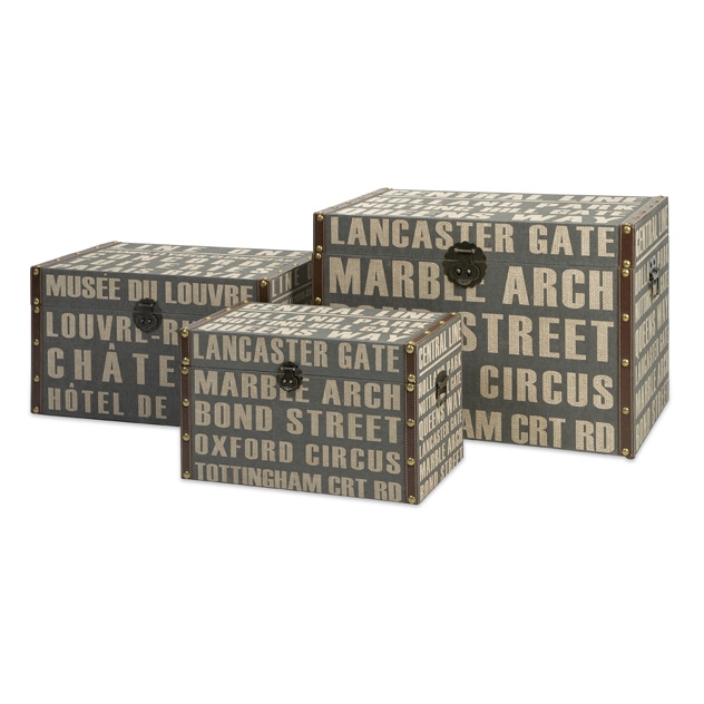 Central Line Storage Trunks - Set of 3