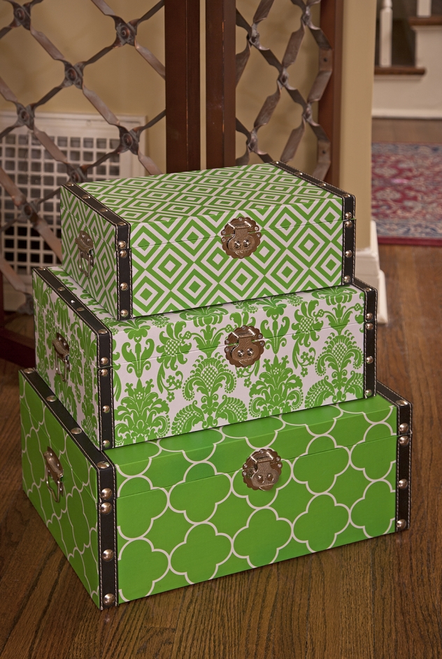 Essentials Storage Boxes - Green