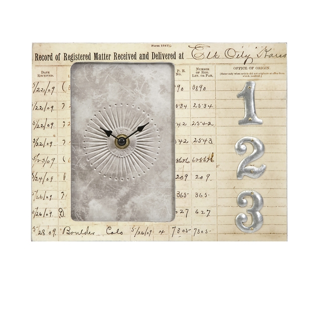 Ella Elaine Journal Page Clock