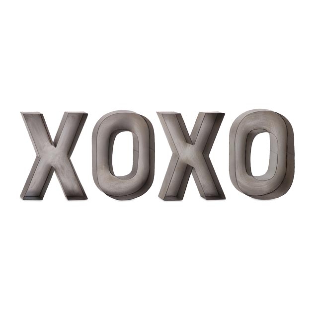 XOXO Metal Wall Décor