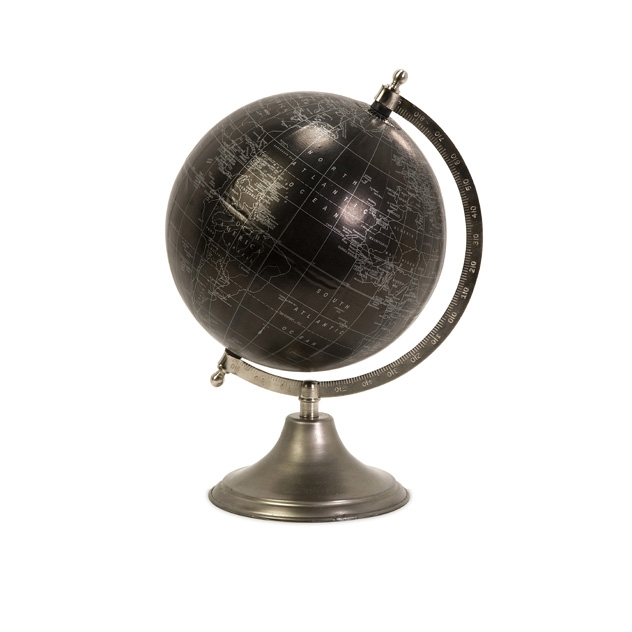 Moonlight Globe with Nickel Finish Stand