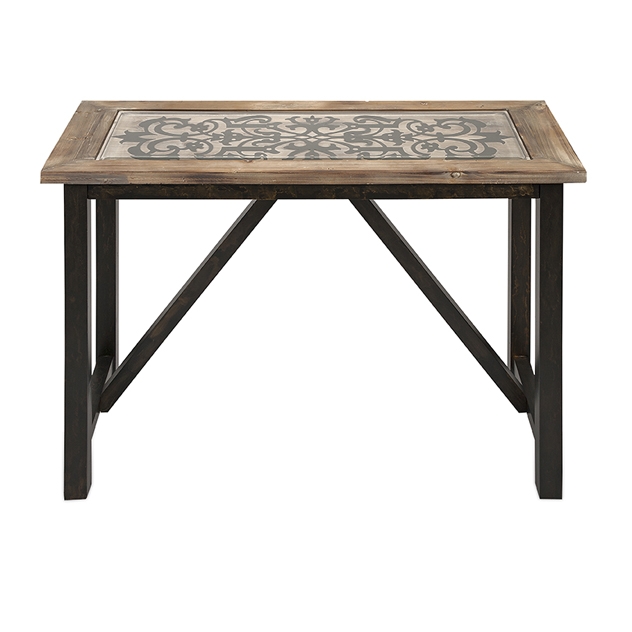 Meredith Scroll Top Console Table