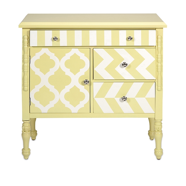 Hardy Yellow Graphic Print Chest