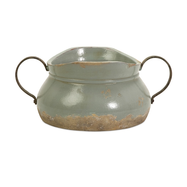 Calista Short Bowl W/ Metal Handle